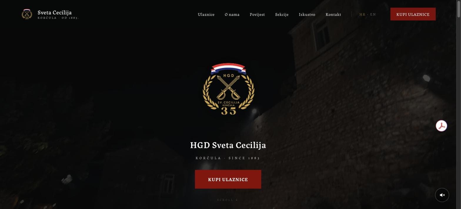 The moreska.eu home page